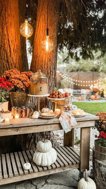 Friendsgiving brunch ideas:  Food and decorations and outfits