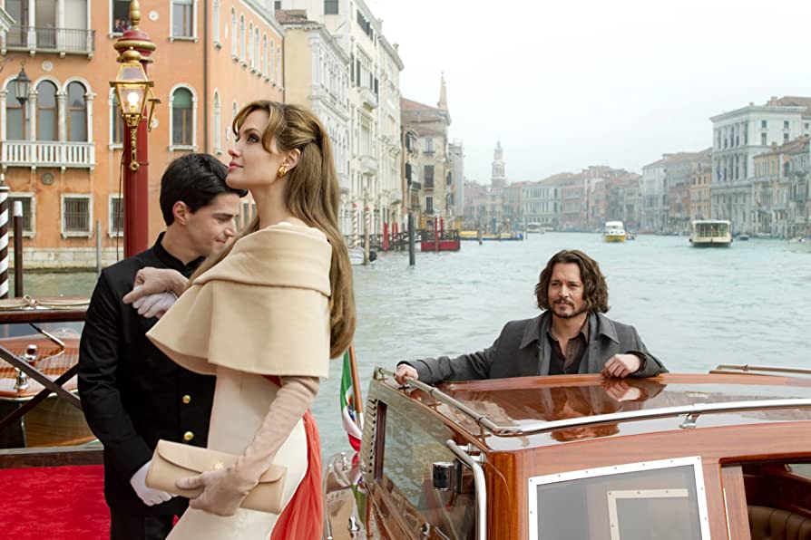 A scene from the movie The Tourist. The movie is talked about on the blog about a best Summer Movies list