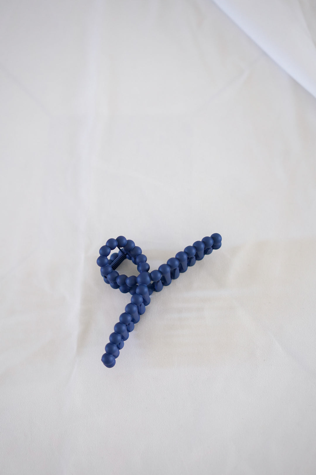 Navy Bubble Claw Clip