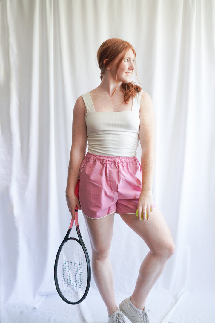Pink Tennis Shorts