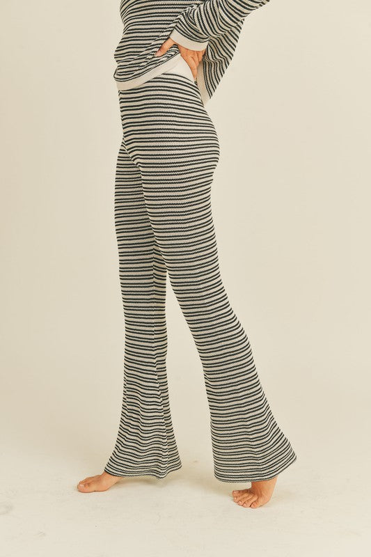 Striped Knit Pants – Isla Boutique