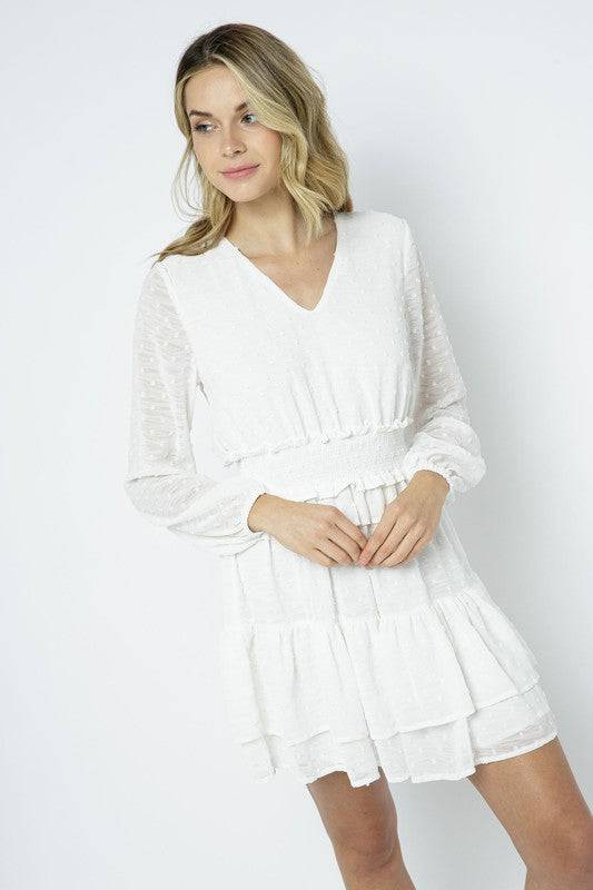 Only White Dress - Isla Boutique