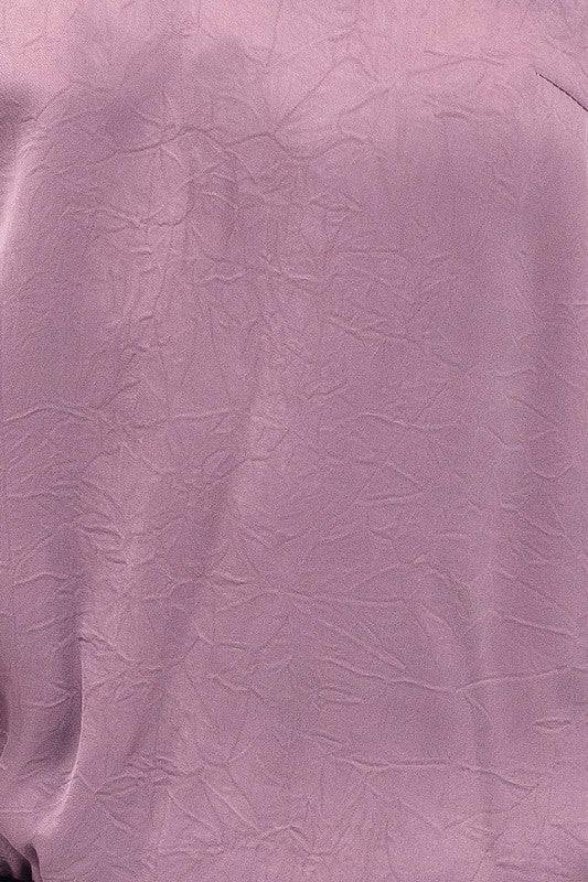 Satiny Lavender Bodysuit