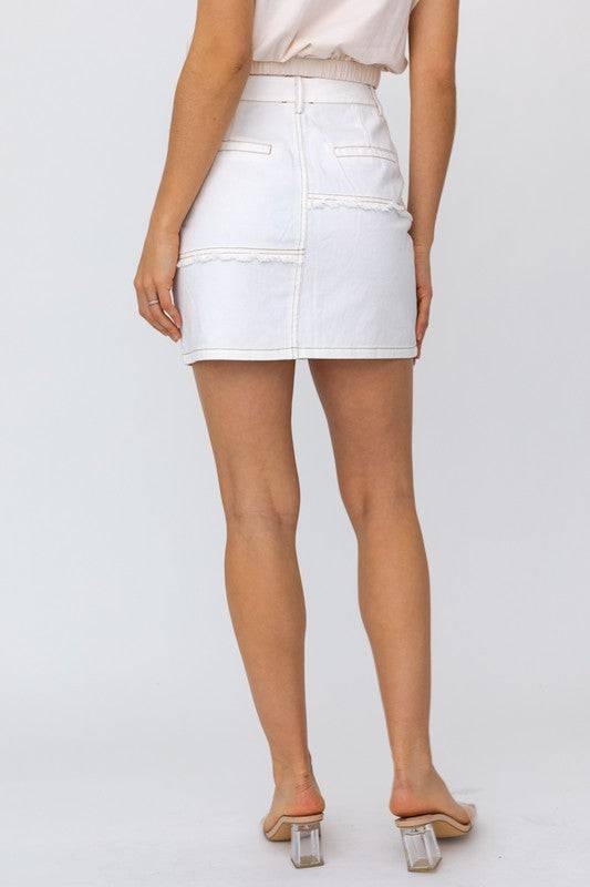 Vintage Patched Denim Skirt - Isla Boutique