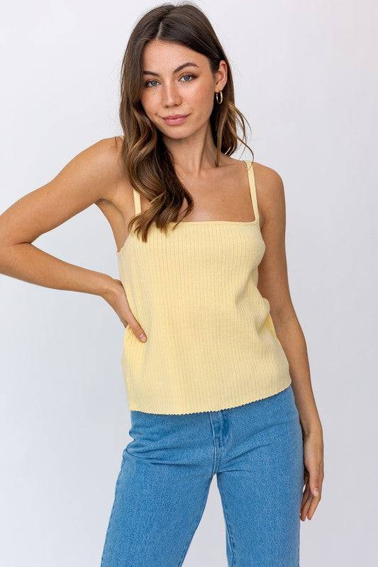Butter Yellow Cami - Isla Boutique