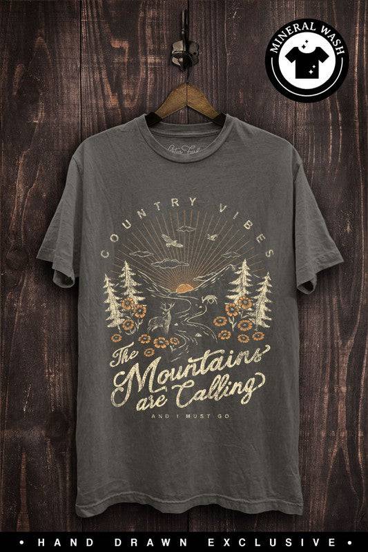 The Mountains Are Calling Tee - Isla Boutique