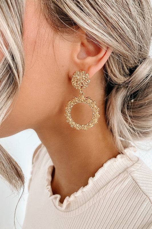 Barcelona Nights Earrings Gold - Isla Boutique