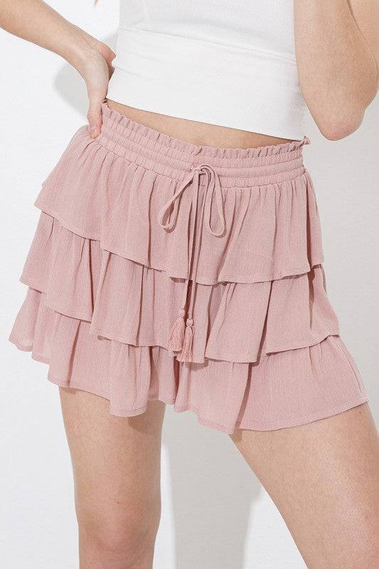 Coco Ruffle Skort - Isla Boutique