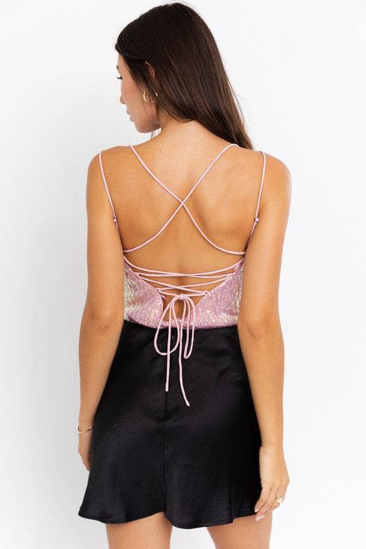 Moon Light Sparkle Bodysuit - Isla Boutique