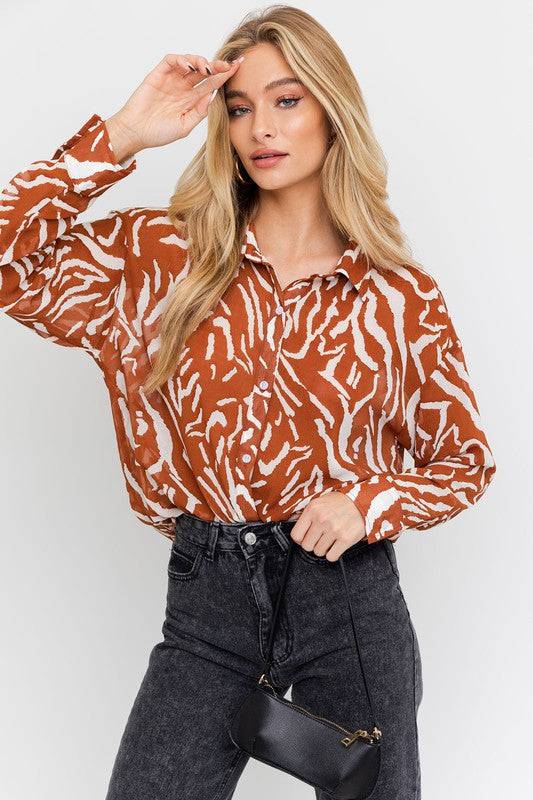Sunday Button Down Top - Isla Boutique